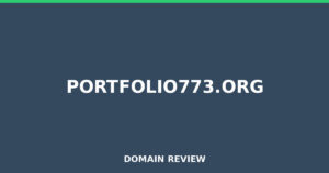 portfolio773.org Review 2026 – Detailed Analysis