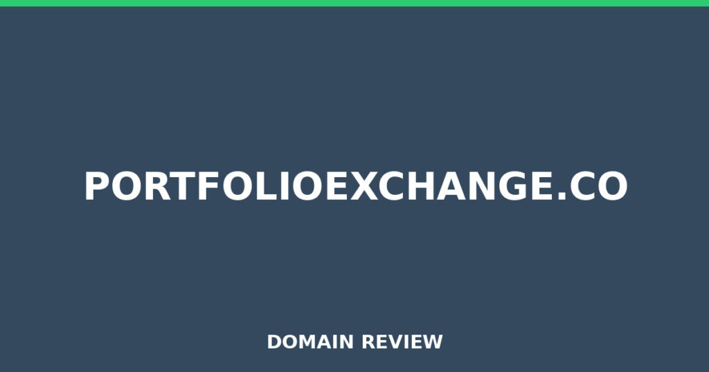 PORTFOLIOEXCHANGE.CO review 2026 - Domain review placeholder image for portfolioexchange.co