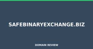 safebinaryexchange.biz 2026 Review – Legitimacy Check