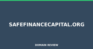 safefinancecapital.org Review 2026 – Detailed Analysis