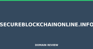 secureblockchainonline.info Review 2026 – Detailed Analysis