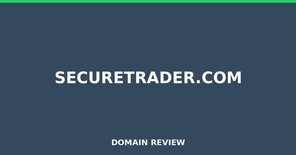 SECURETRADER.COM review 2026 - Domain review placeholder image for securetrader.com
