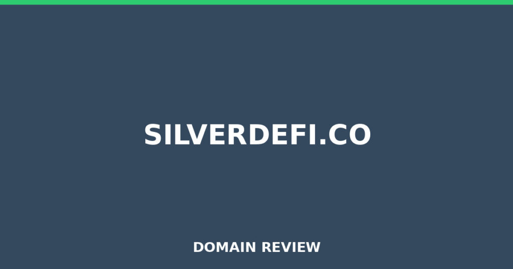 SILVERDEFI.CO review 2026 - Domain review placeholder image for silverdefi.co