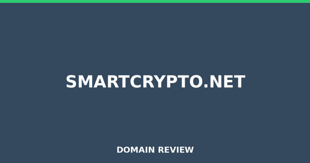 SMARTCRYPTO.NET review 2026 - Domain review placeholder image for smartcrypto.net