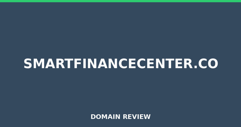 SMARTFINANCECENTER.CO review 2026 - Domain review placeholder image for smartfinancecenter.co
