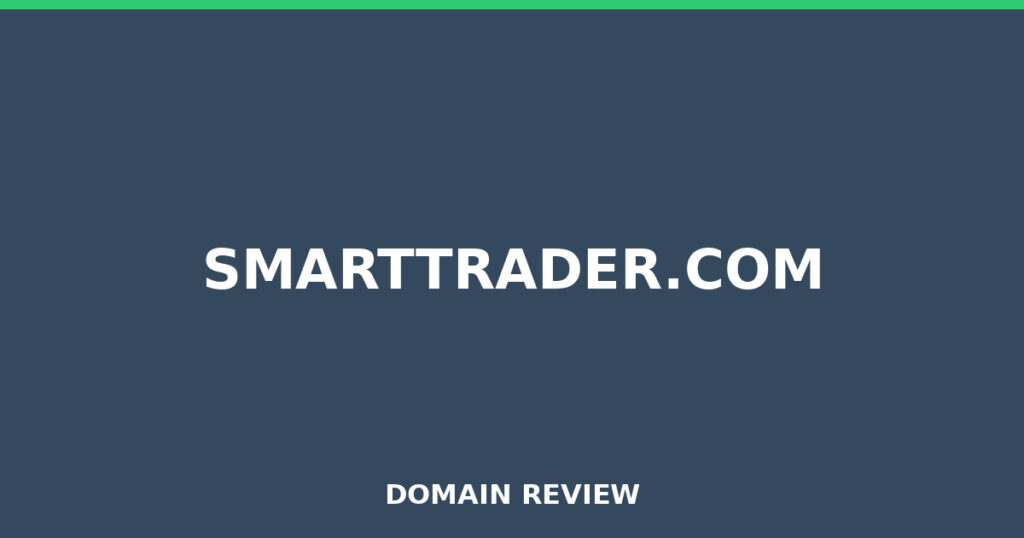 SMARTTRADER.COM review 2026 - Domain review placeholder image for smarttrader.com