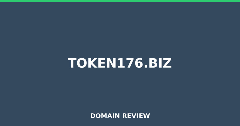 TOKEN176.BIZ review 2026 - Domain review placeholder image for token176.biz