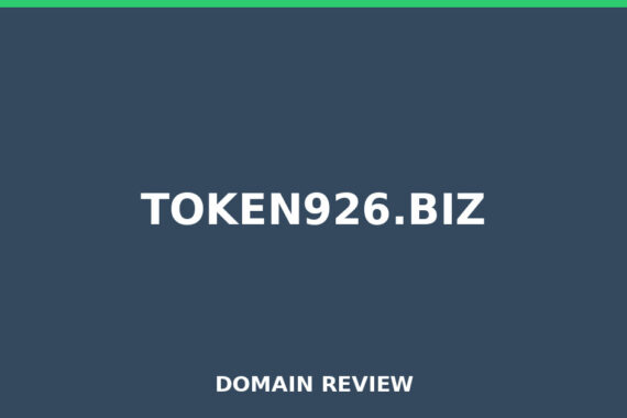 TOKEN926.BIZ review 2026 - Domain review placeholder image for token926.biz
