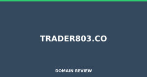trader803.co Review 2026 – Detailed Analysis