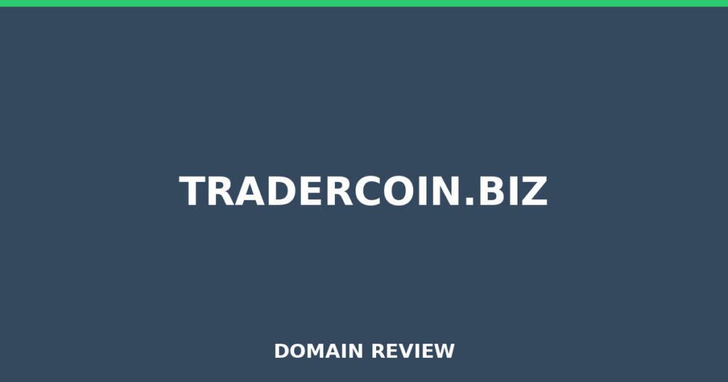 TRADERCOIN.BIZ review 2026 - Domain review placeholder image for tradercoin.biz