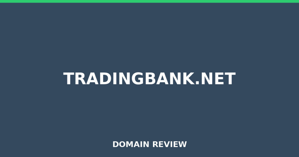 TRADINGBANK.NET review 2026 - Domain review placeholder image for tradingbank.net