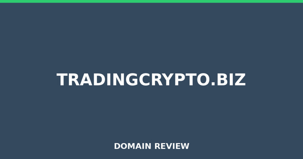 TRADINGCRYPTO.BIZ review 2026 - Domain review placeholder image for tradingcrypto.biz