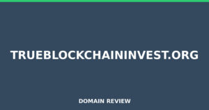 trueblockchaininvest.org 2026 Review – Legitimacy Check