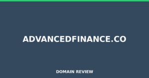 advancedfinance.co Review 2026 – Detailed Analysis