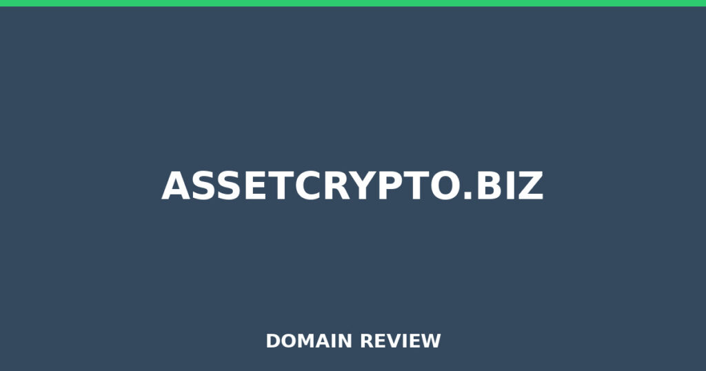 ASSETCRYPTO.BIZ review 2026 - Domain review placeholder image for assetcrypto.biz