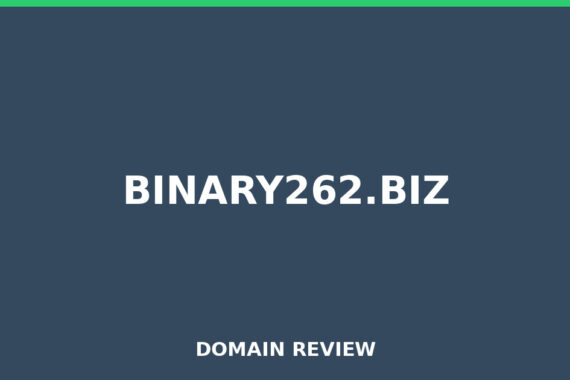 BINARY262.BIZ review 2026 - Domain review placeholder image for binary262.biz