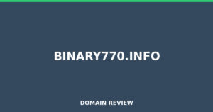 binary770.info Review 2026 – Detailed Analysis
