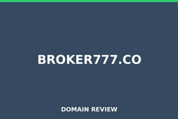 BROKER777.CO review 2026 - Domain review placeholder image for broker777.co