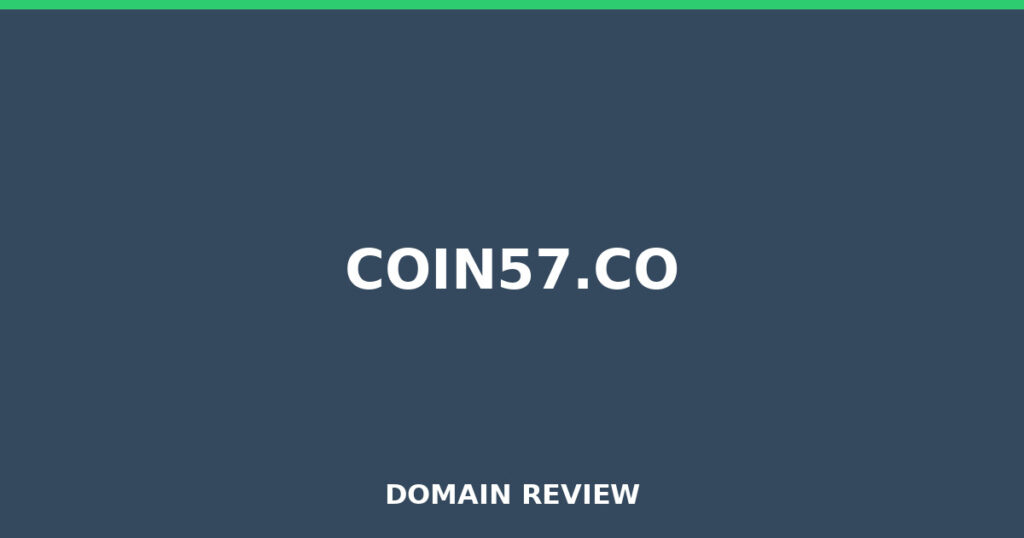 COIN57.CO review 2026 - Domain review placeholder image for coin57.co