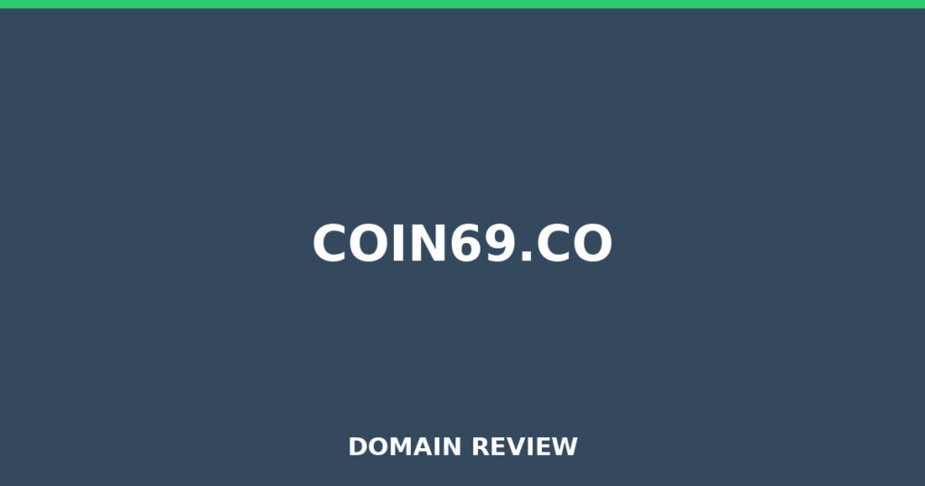 COIN69.CO review 2026 - Domain review placeholder image for coin69.co