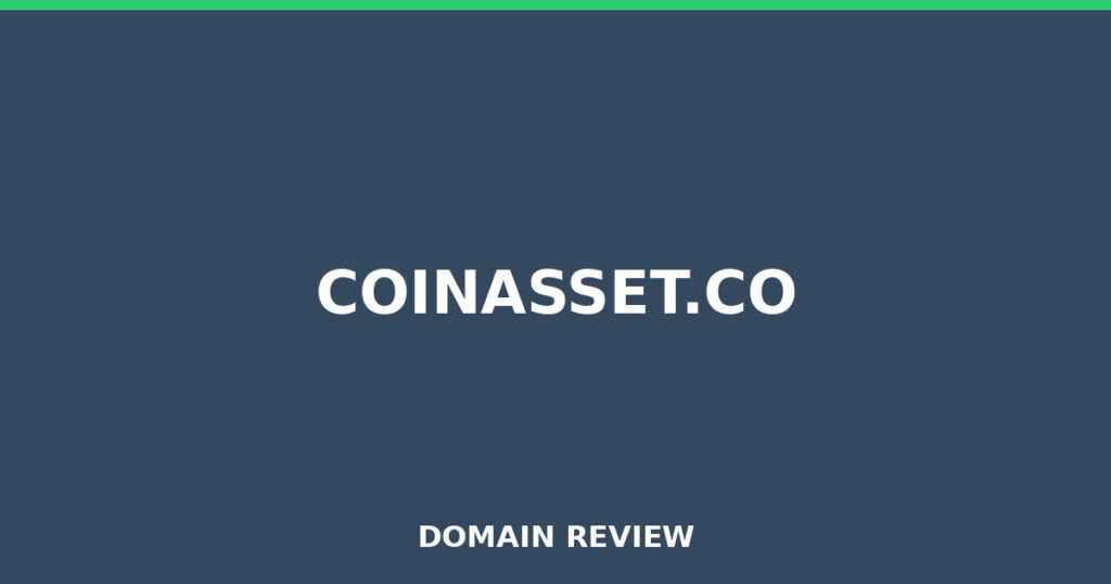 COINASSET.CO review 2026 - Domain review placeholder image for coinasset.co