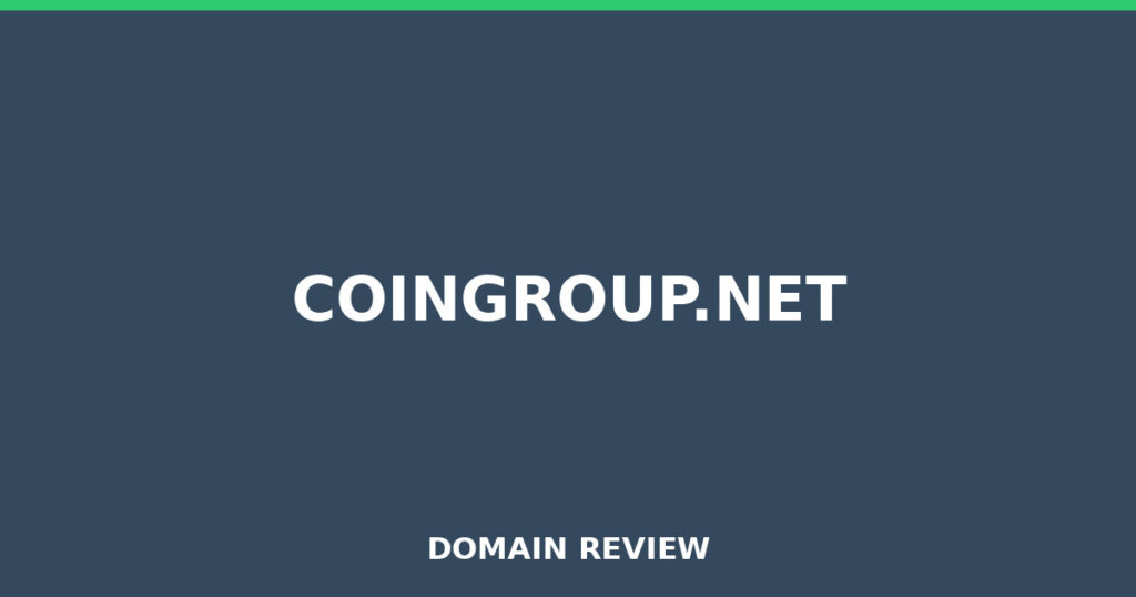 COINGROUP.NET review 2026 - Domain review placeholder image for coingroup.net