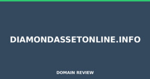diamondassetonline.info 2026 Review – Legitimacy Check