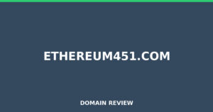 ethereum451.com 2026 Review – Legitimacy Check