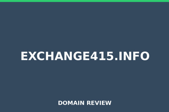EXCHANGE415.INFO review 2026 - Domain review placeholder image for exchange415.info