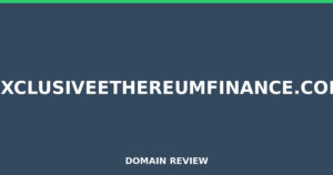 exclusiveethereumfinance.com Review 2026 – Detailed Analysis