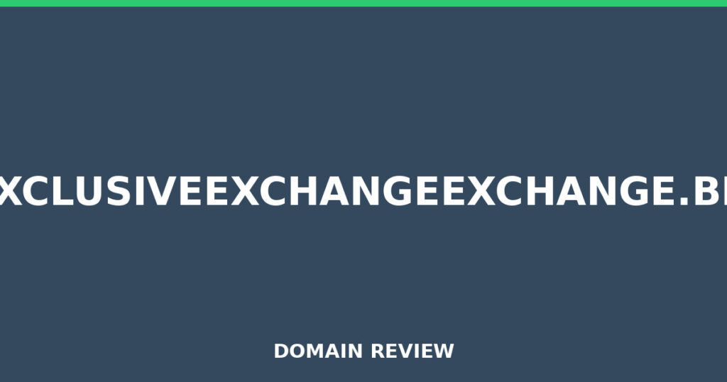 EXCLUSIVEEXCHANGEEXCHANGE.BIZ review 2026 - Domain review placeholder image for exclusiveexchangeexchange.biz