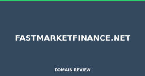 fastmarketfinance.net Review 2026 – Detailed Analysis