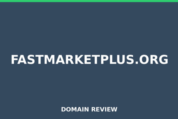 FASTMARKETPLUS.ORG review 2026 - Domain review placeholder image for fastmarketplus.org