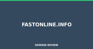 fastonline.info 2026 Review – Legitimacy Check