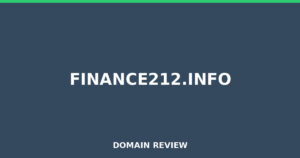 finance212.info Review 2026 – Detailed Analysis
