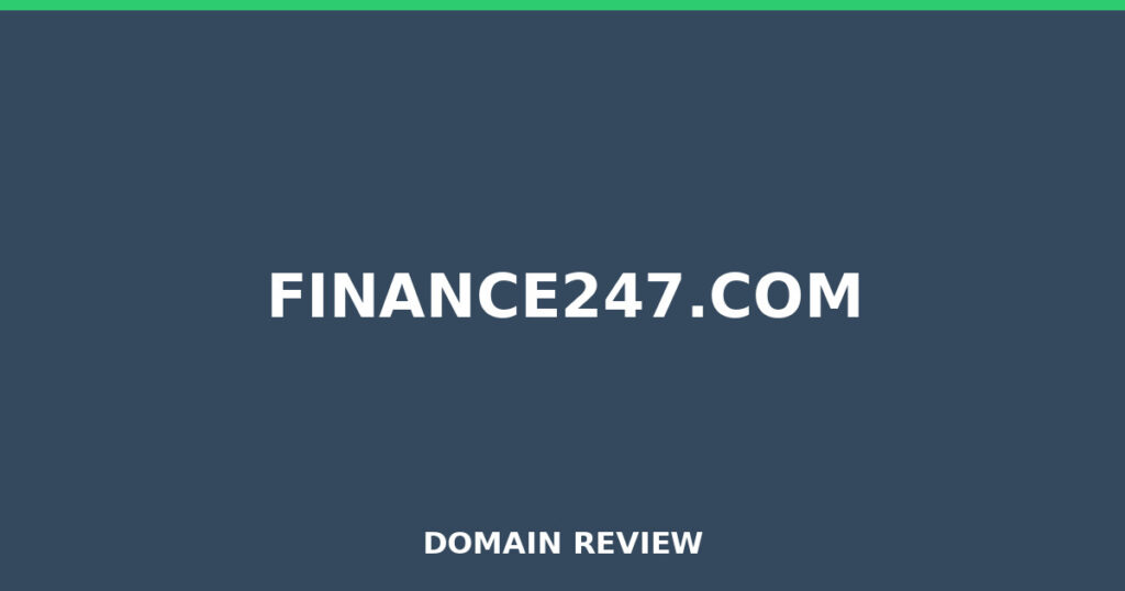 FINANCE247.COM review 2026 - Domain review placeholder image for finance247.com