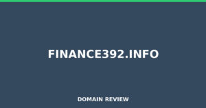 finance392.info 2026 Review – Legitimacy Check