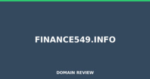finance549.info Review 2026 – Detailed Analysis