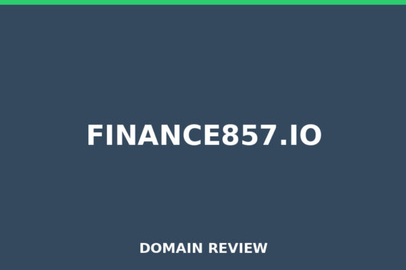 FINANCE857.IO review 2026 - Domain review placeholder image for finance857.io