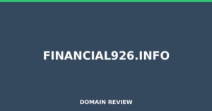 financial926.info Review 2026 – Detailed Analysis