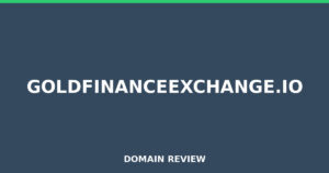 goldfinanceexchange.io Review 2026 – Detailed Analysis