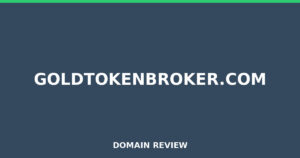 goldtokenbroker.com Review 2026 – Detailed Analysis