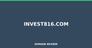 invest816.com 2026 Review – Legitimacy Check