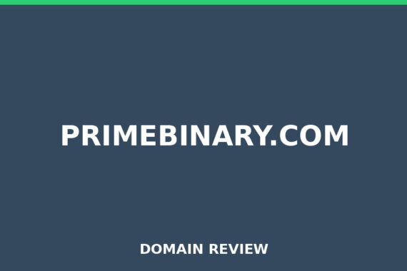 PRIMEBINARY.COM review 2026 - Domain review placeholder image for primebinary.com