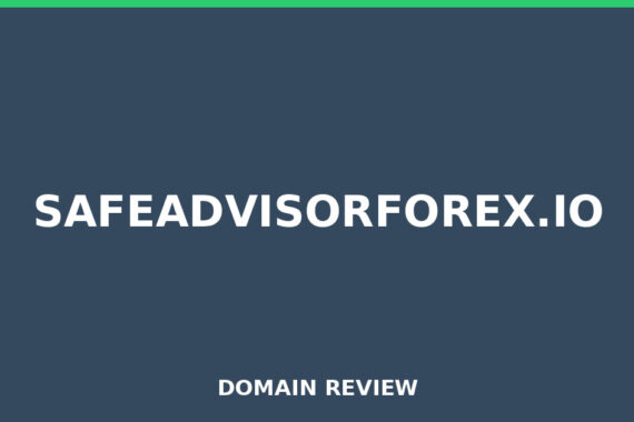 SAFEADVISORFOREX.IO review 2026 - Domain review placeholder image for safeadvisorforex.io