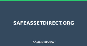 safeassetdirect.org Review 2026 – Detailed Analysis