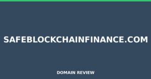 safeblockchainfinance.com Review 2026 – Detailed Analysis
