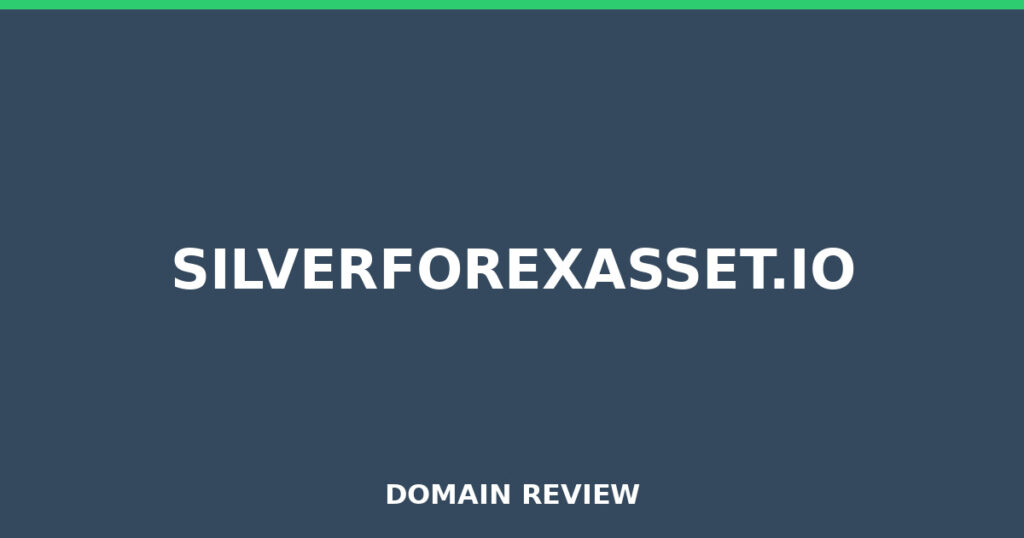 SILVERFOREXASSET.IO review 2026 - Domain review placeholder image for silverforexasset.io