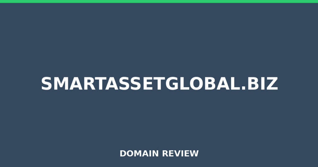 SMARTASSETGLOBAL.BIZ review 2026 - Domain review placeholder image for smartassetglobal.biz