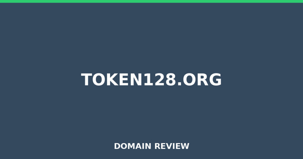 TOKEN128.ORG review 2026 - Domain review placeholder image for token128.org